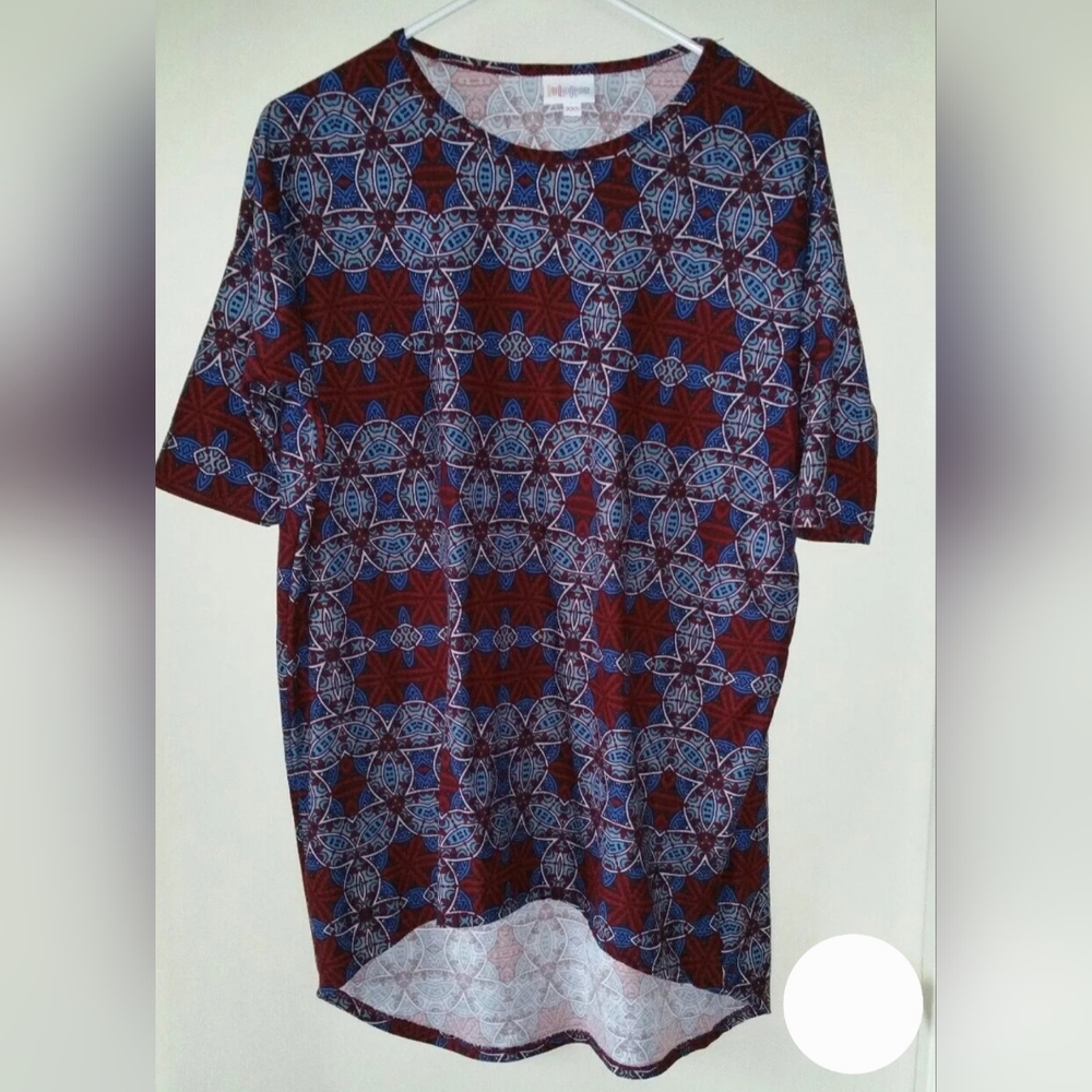 Lularoe Irma XXS Womens Tunic Multicolor EUC